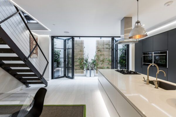 bifold doors basement